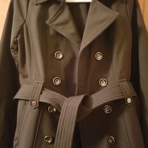 Women's Sebby Double-Breasted Hooded Soft Shell Jacket